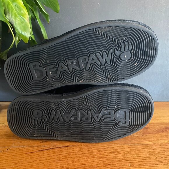 Bearpaw Evangeline Youth Black Suede Wool Lined Boots Size 4 | Cozy Winter Boot - Picture 7 of 7